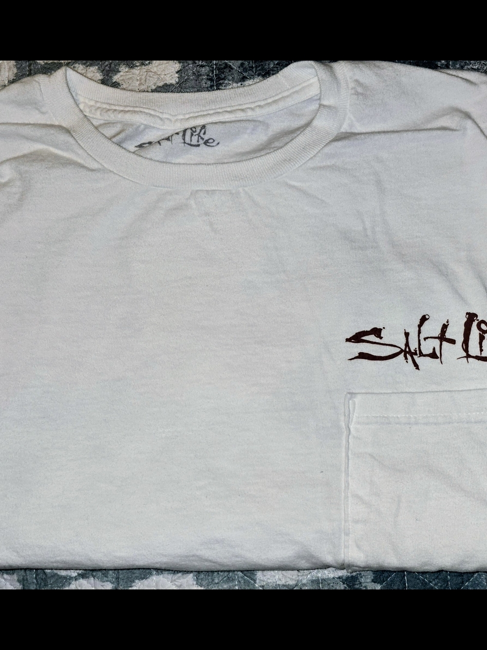 Salt Life Men's White Pocket T-Shirt